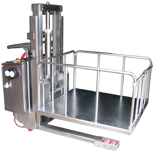 Hydraulic Stacker with Cage